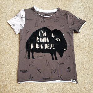 Mini Shatsu Buffalo Tshirt Boys Size 2T